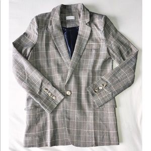 Isalis Oversized Grey Blazer